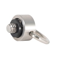 Bothyi - Mosquetón De Cámara Con Soporte Con Bisagra Y Anillo En D De Acero Inoxidable Para Asa