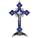 thumbnail image 3 of Crucifijo Cruz De Pared Jesucristo En La Cruz Estatua Decoración De Mesa Azul Oscuro, 3 of 5