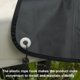 thumbnail image 4 of Cobertura para enganche NEWFOM 87x62 cm impermeable y transpirable color negro, 4 of 6