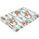 thumbnail image 5 of Manta de franela polar con diseño de Corgi y corazones para sofá, cama, coche, acogedora y suave, tamaño Queen, King y Full, para niños, mujeres y adultos, 127 x 101 cm., 5 of 6