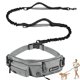 thumbnail image 1 of Correa manos libres gris con bolsa de cintura bungee de Puppalace, 1 of 7