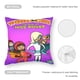 thumbnail image 5 of Chica Palabra Fundas de almohada de terciopelo con tema, regalos de funda de almohada, decoración para el hogar, cojín de lanzar, regalo de cumpleaños para fans y parejas.56*56cm., 5 of 6