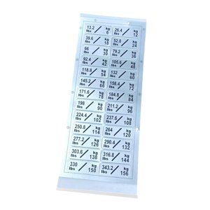 Ioensy - Etiquetas Para Placas De Pesas, Para Entrenamiento De Fuerza Y Culturismo, 6 Kg, Color Plateado