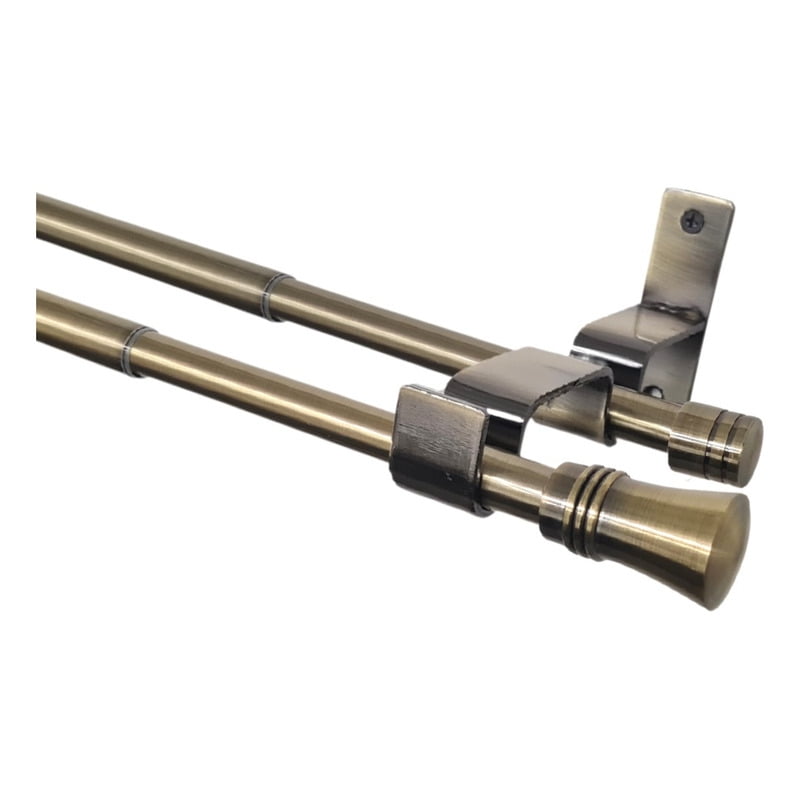 Metalhsa - Set Extensible De 170-320 Cm Color Bronce Y Terminal Cónico