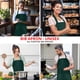 thumbnail image 5 of Utopia Kitchen - Paquete de 10 delantales tipo peto ajustables con bolsillos, 5 of 6