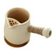 thumbnail image 3 of Tetera De Cerámica Con Posavasos Con Mango Envuelto En Cuerda Para Hotel, Senderismo, Picnic, Color Beige, 3 of 3