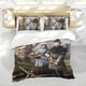 thumbnail image 5 of Medieval Conjunto de sábanas temático, trío de piezas, cómodo y amigable con la piel, diseño único, regalo de decoración para el hogar para familiares, amigos y fans, 90 cm * 190 cm, 5 of 6