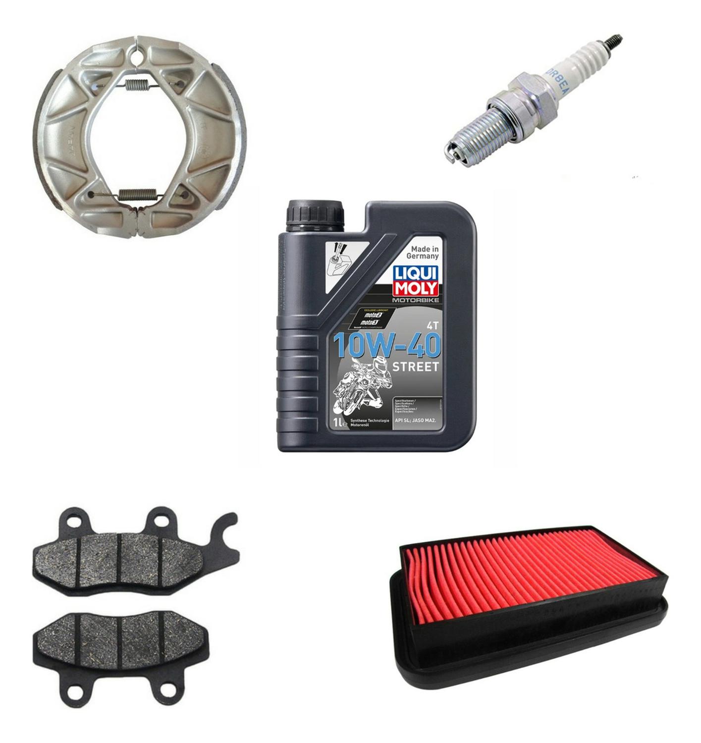 Liqui Moly - Kit Mantencion Moto Honda Cb190R / Invicta 150 / Storm 125 Amarillo