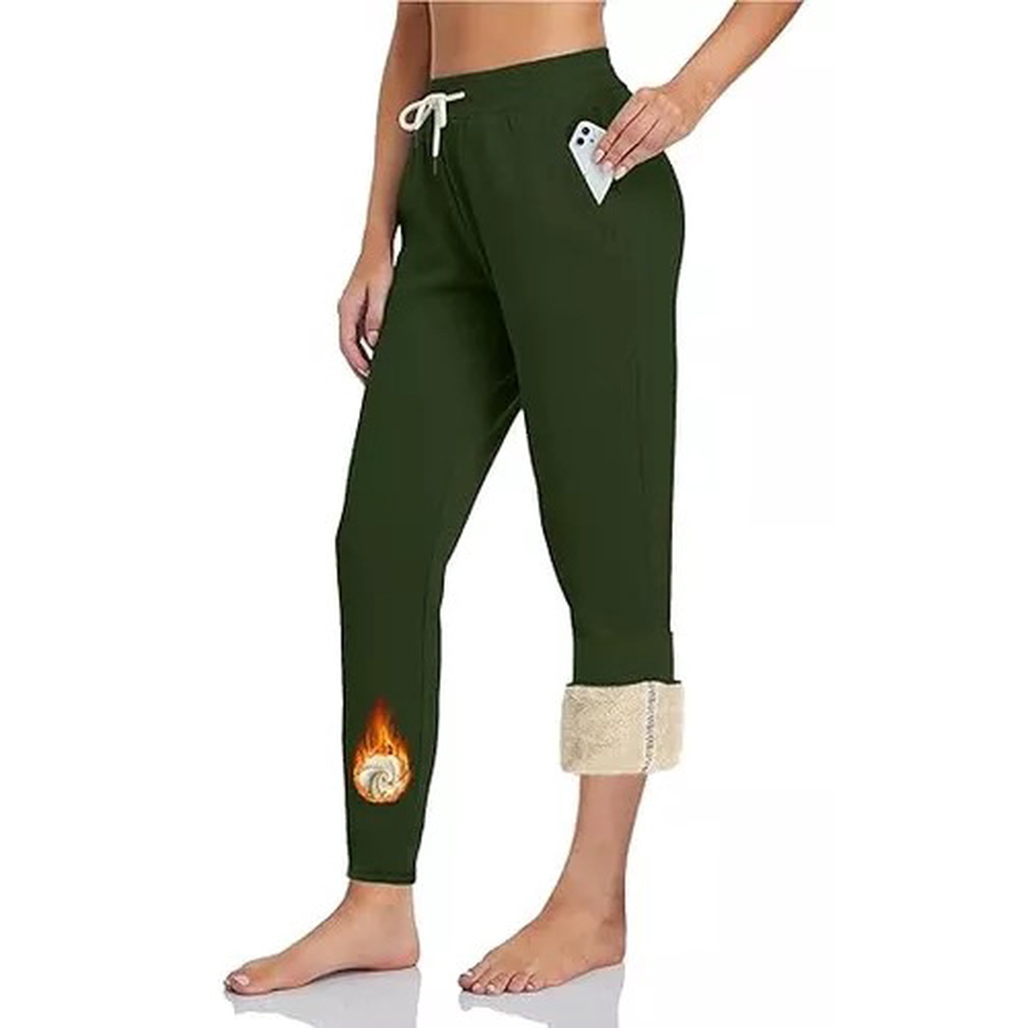 Genérica - Pack 2 Pantalones Buzo Deportivo Mujer Forro Polar Invierno