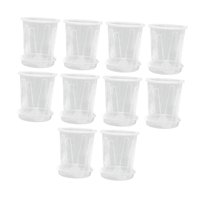 Magideal - 10 Piezas De Macetas De Orquídeas Con Agujeros De Drenaje Durabilidad Portátil De Macetas Fáciles De Usar Plantador Práctico Con Maceta De Flores De 73 Cm X 10 Cm X 12 Cm