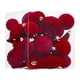 thumbnail image 3 of 28 Bolas Navideñas Flocadas Para Decoración Del Hogar, Decoración Navideña Para Fiesta Festiva De Año Nuevo, Color Rojo, 3 of 5