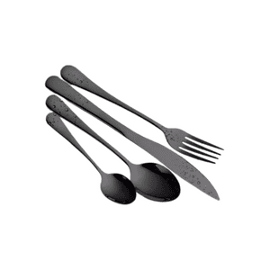 Genérico - Cuchillería Cubiertos Lujo Maleta Negro