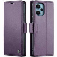 Caseme Tipo Cartera Xiaomi Poco F5 5G Con Cierre Magnético, Rfid, Tarjetero, Soporte, Carga Inalámbrica