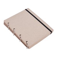 Ioensy - Soporte De Exhibición De Pines, Libro De Pines Comerciales De 4 Páginas Para Tocador De Mesa Para El Hogar, Color Beige