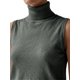 thumbnail image 5 of INSPIRE CHIC Chaleco de Suéter para Mujer Cuello Alto Sin Mangas Suave Chic Sólido en Capas Dobladillo Acanalado Jersey de Punto Top de Tanque Pequeño Gris, 5 of 6