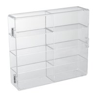 Magideal - Vitrina Transparente Con Capacidad Para Hasta 8 Coches De Colección De Fundición A Presión En Escala 1/64 Organizador De Coches De Juguete Vitrina De
