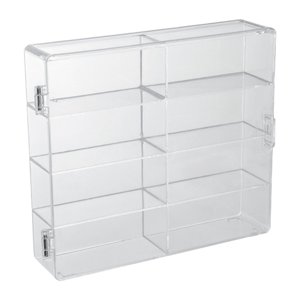 Magideal - Vitrina Transparente Con Capacidad Para Hasta 8 Coches De Colección De Fundición A Presión En Escala 1/64 Organizador De Coches De Juguete Vitrina De