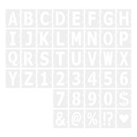 Bothyi - Plantillas De Dibujo De Letras, 42X, Para Arte, Manualidades, Proyectos, Álbumes De Recortes, Diario, 2 Pulgadas