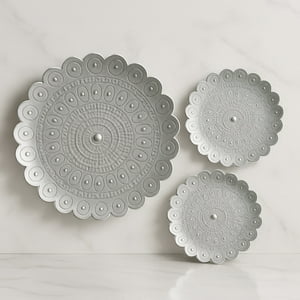 Decostilo - Bandejas Decorativas Color Plata