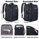 thumbnail image 4 of Mochila JCDOBEST Carry on de 50 litros con 3 cubos de embalaje resistente al agua, 4 of 7