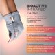 thumbnail image 2 of Guantes Incrediwear sin dedos gris talla pequeña, 2 of 8
