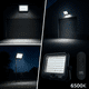 thumbnail image 3 of Proyector Solar LED Exterior con Sensor de Movimiento PIR 3CCT SenseLight Plus 150W, 3 of 3