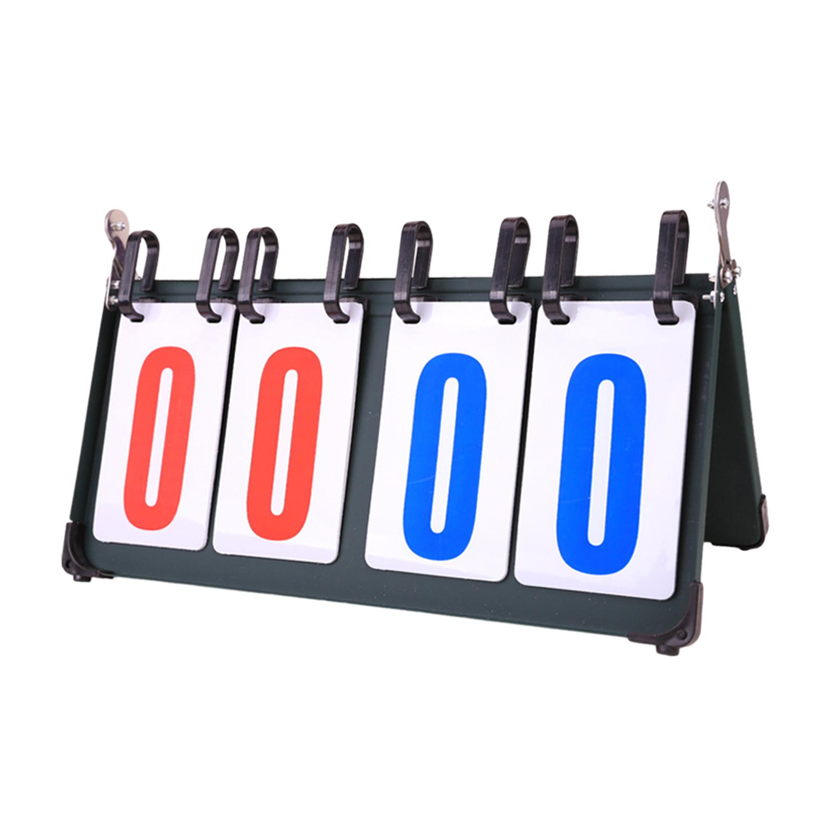 Magideal - Marcador De Mesa Para Tenis De Mesa, Marcador De Mesa Para Tenis De Mesa, Marcador De Mesa Para Competición De Tenis, Baloncesto Cuatro Marcador