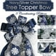 thumbnail image 2 of Cinta de terciopelo azul marino MEEDEE para adornar el árbol de Navidad, 2 of 3