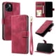 thumbnail image 1 of Funda Cartera para iPhone 14 Plus Tapa con Ranuras, Soporte y Correa Rojo, 1 of 5