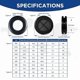 thumbnail image 3 of Kit de Pasadores de Goma AAM ESSENTIALS 190 piezas para cableado, 3 of 8