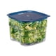 thumbnail image 3 of Recipiente Graduado Cuadrado Policarbonato 12 Litros Con Tapa Azul Y Drenaje, 3 of 4