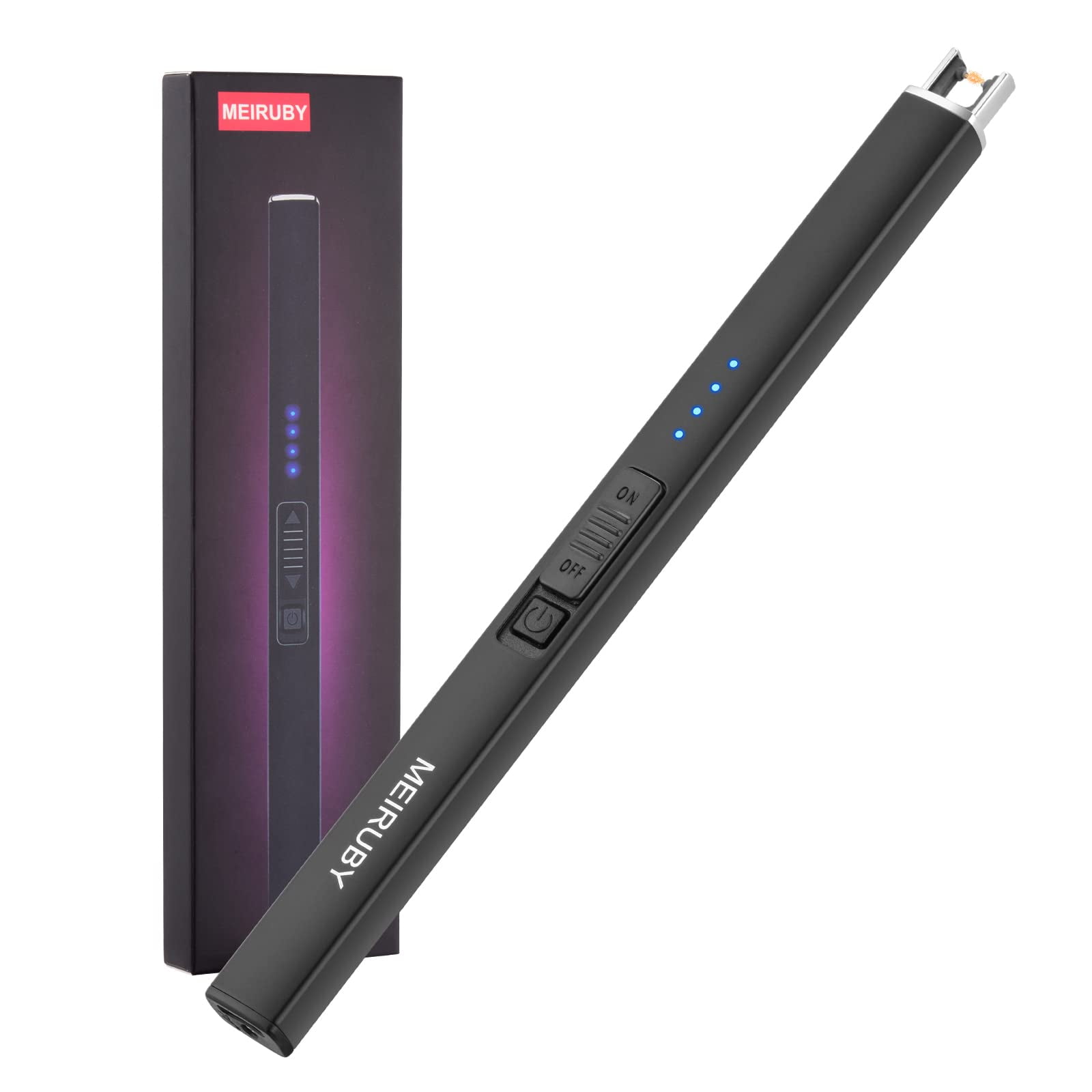 Encendedor Eléctrico Meiruby Recargable Usb A Prueba De Viento