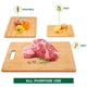 thumbnail image 4 of Juego de 3 tablas de cortar de bambú Freshware con asas, 4 of 5