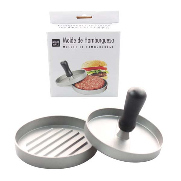 Homewell - Molde Hamburguesa Metal Cocina 12x10cm