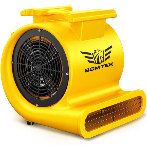 Soplador de piso Air Mover BSMTEK de 1.5 HP, 10000 CFM, 3 velocidades