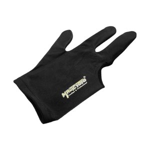 Magideal - Guante De Para Hombres Y Mujeres, Guante De Billar De 3 Dedos, Duradero, Elástico, Transpirable, Guantes De Billar Para Mano Izquierda Y Derecha Negro