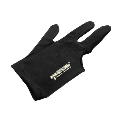 Magideal - Guante De Para Hombres Y Mujeres, Guante De Billar De 3 Dedos, Duradero, Elástico, Transpirable, Guantes De Billar Para Mano Izquierda Y Derecha Negro