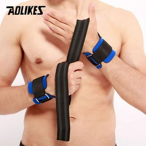 Aolikes - Correas De Levantamiento Pesas Muñeca Vendas Straps Crossfit
