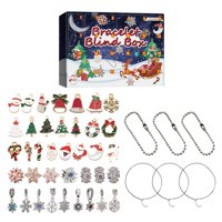 Ioensy - Navidad Adviento 24 Calendario Diy Pulsera Joyería Artesanía Regalo