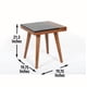 thumbnail image 3 of Mesa Auxiliar Steve Silver Caspian de Madera de Acacia Estilo Mid-Century, 3 of 4