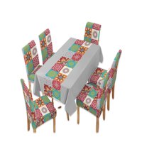 Decoideasemi - Juego De Mantel Más 6 Fundas De Sillas