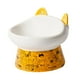 thumbnail image 5 of Cuenco Elevado Para Gatos, Alimentador Inclinado Para Mascotas, Cuenco Portátil Duradero Para Perros Pequeños, Amarillo, 5 of 5
