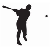 Rienda Libre Graphics - Decomural Baseball Player American Sports Ws-33146