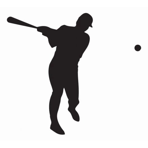 Rienda Libre Graphics - Decomural Baseball Player American Sports Ws-33146