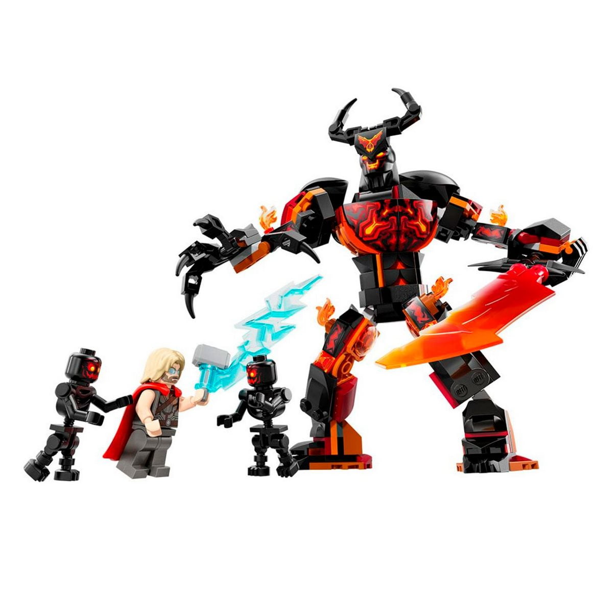 Bloques Lego Super Heroes 245 Piezas Thor Vs Surtur