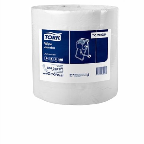 Paño De Limpieza Tork Advanced Jumbo D/H 525 M To70024