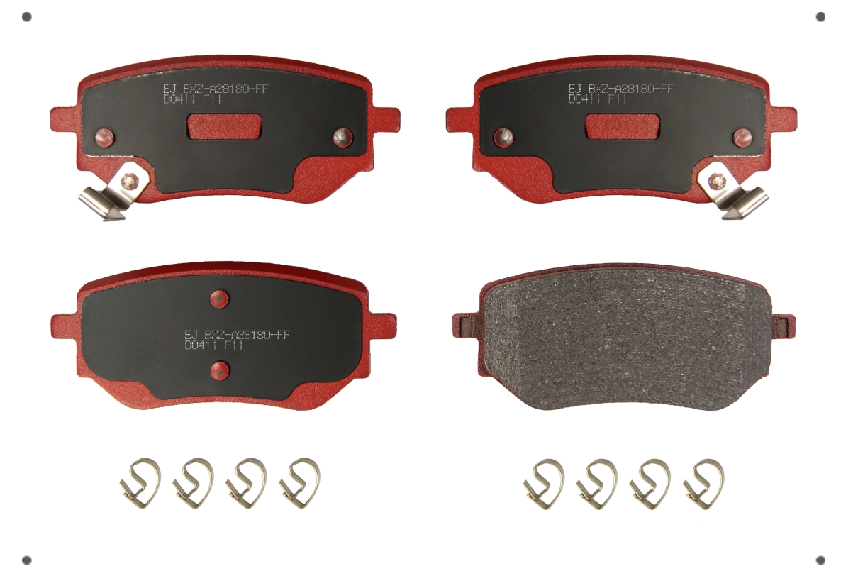 Ital Brakes Pm - Set Pastillas Frenos Traseras Para Mercedes Benz X250D 2018 2021