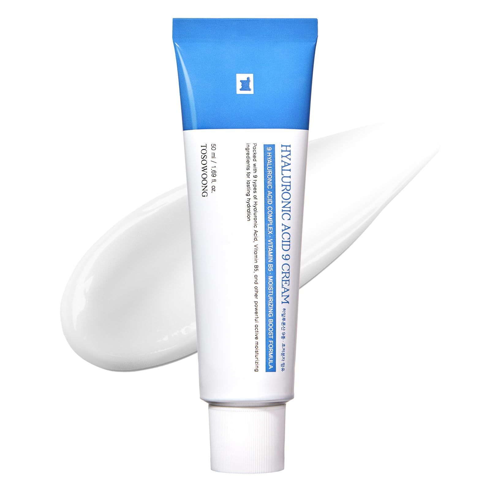 Crema Hidratante Tosowoong Con Ácido Hialurónico 9, 50 Ml, Coreana