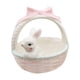 thumbnail image 1 of Canasta Cerámica Conejito Pascua Blanco, 1 of 3