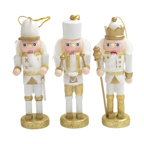 Bothyi - 3X Figuras De Cascanueces De Navidad Set Para Estantes Y Mesas Regalos De Fiesta